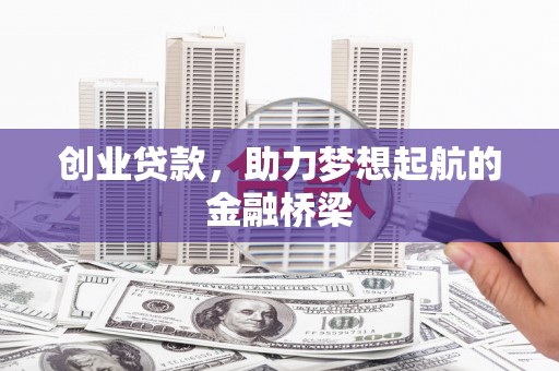 涡阳创业贷款，助力梦想起航的金融桥梁