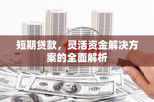 涡阳短期贷款，灵活资金解决方案的全面解析