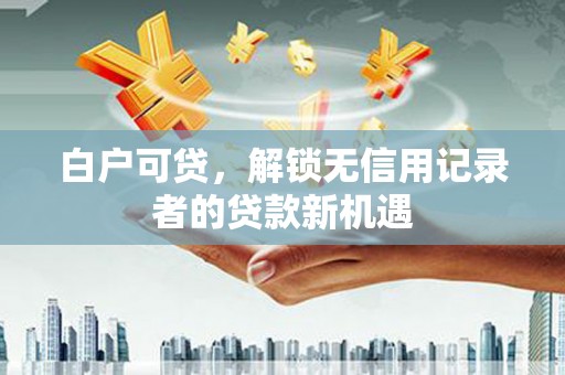涡阳白户可贷，解锁无信用记录者的贷款新机遇