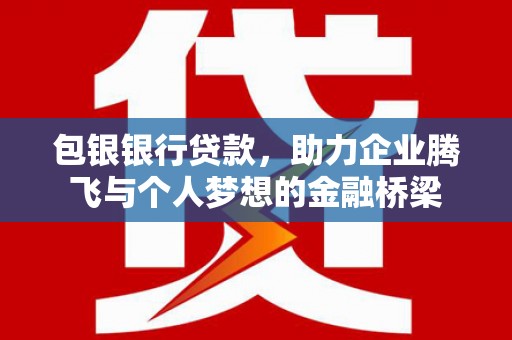 涡阳包银银行贷款，助力企业腾飞与个人梦想的金融桥梁