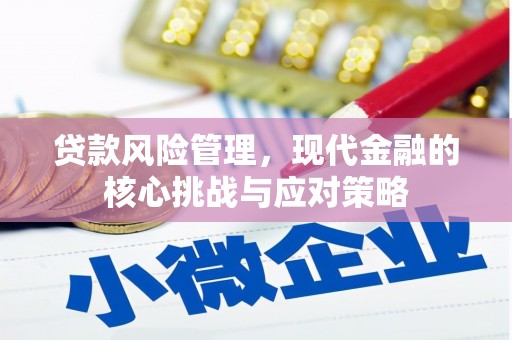 涡阳贷款风险管理，现代金融的核心挑战与应对策略
