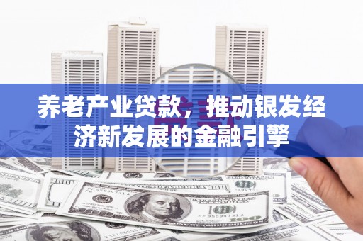涡阳养老产业贷款，推动银发经济新发展的金融引擎