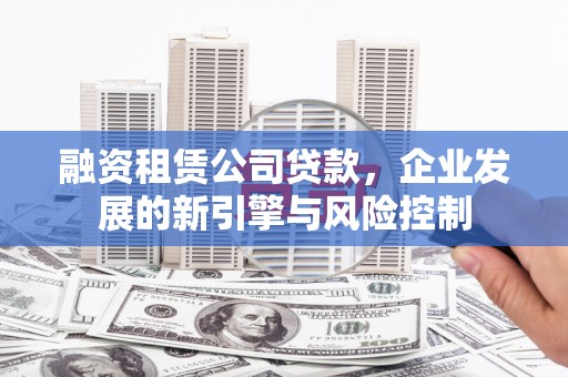 涡阳融资租赁公司贷款，企业发展的新引擎与风险控制
