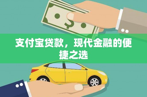 涡阳支付宝贷款，现代金融的便捷之选