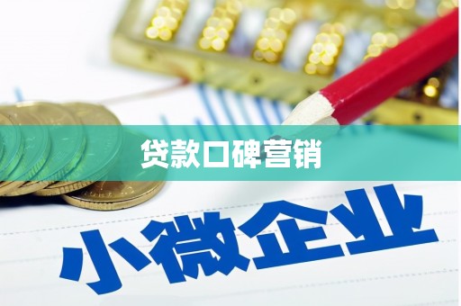 涡阳贷款口碑营销