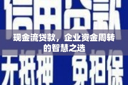 涡阳现金流贷款，企业资金周转的智慧之选
